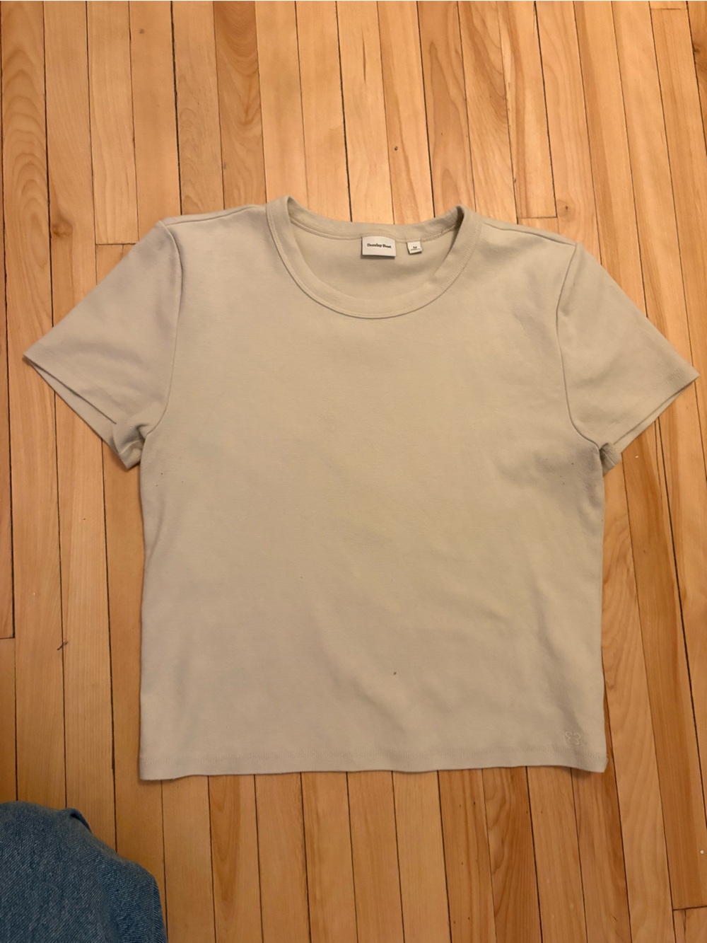 Sunday Best Cream Short Sleeve Tee